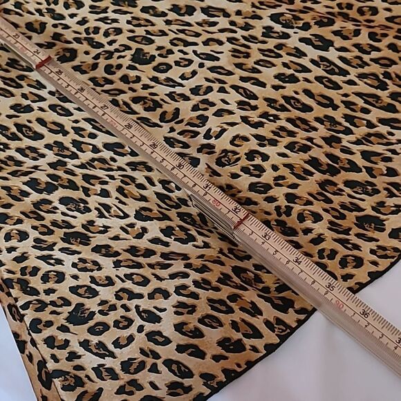 Studio Y strapless black cheetah dress no tag measurements pictured - Picture 4 of 8